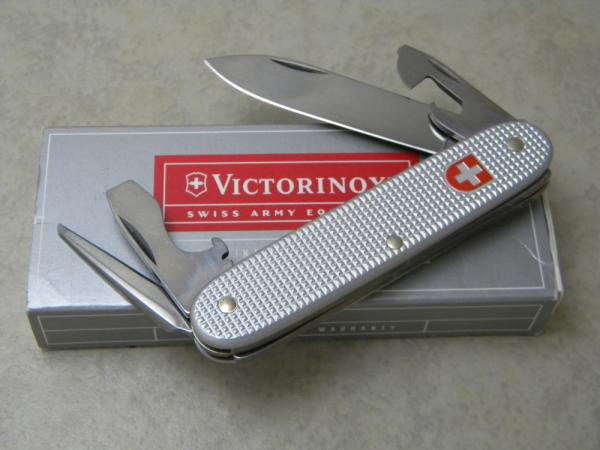 Victorinox Switzerland Silver Alox Soldier Multi Tool Swiss Army Knife Victorinox Switzerland Silver Alox Soldier Multi Tool Swiss Army Knife