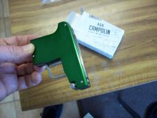 A.G.A. Campolin Rare Italian Gun Knife in Green Circa 2019 UNUSED W/Box