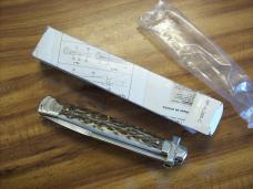 A. G. A. Campolin Maniago, Italy Maltese Cross Bayonet 11 Incher Lockback W/Genuine Stag/Antler NIB