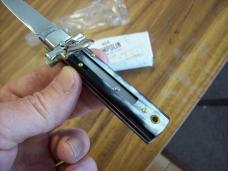 A. G. A. Campolin Dominus Lever Maltese Cross 6 Incher W/Brazilian Horn Handles  NIB