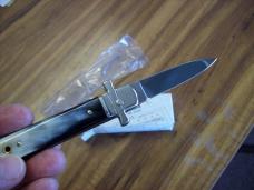 A. G. A. Campolin Dominus Lever Maltese Cross 6 Incher W/Brazilian Horn Handles  NIB