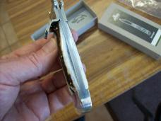 Hubertus Knife Shellpuller Patronenzieher Solingen Germany Stag/Antler Large Size 11 UNUSED NIB.
