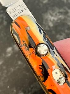 George Schrade Knife Co Presto Letter Opener Switchblade Knife, Used