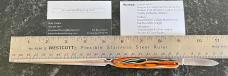 George Schrade Knife Co Presto Letter Opener Switchblade Knife, Used