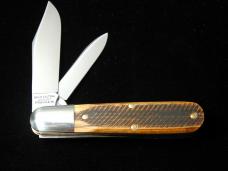 Great Eastern Cutlery GEC Sawcut Oak Whiskey Barrel Bullet End Barlow Knife 781224 NIT Made In USA