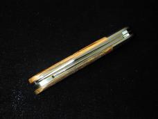 Great Eastern Cutlery GEC Sawcut Oak Whiskey Barrel Bullet End Barlow Knife 781224 NIT Made In USA