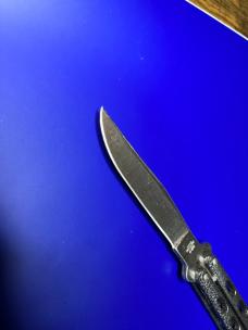 Bear and Son USA Butterfly 4" Blade/ Silvervein Scales 