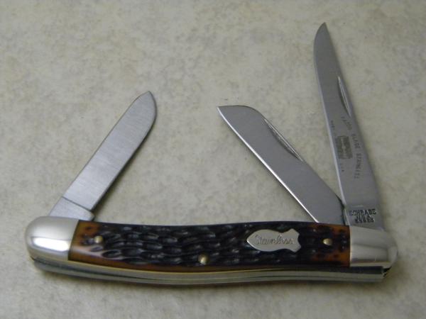 Schrade USA SS825 Delrin Razor Blade Stockman Knife Schrade USA SS825 Delrin Razor Blade Stockman Knife