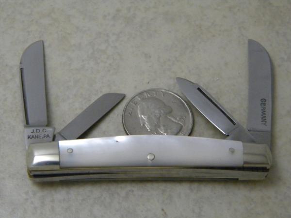 J.D.C. Kane PA Germany Pearl Congress Knife J.D.C. Kane PA Germany Pearl Congress Knife