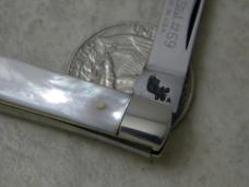 Queen Steel #59 (Q80 Tang Stamp) Pearl 2 Blade Mini Stockman Knife 
