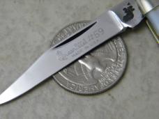 Queen Steel #59 (Q80 Tang Stamp) Pearl 2 Blade Mini Stockman Knife 
