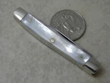 Queen Steel #59 (Q80 Tang Stamp) Pearl 2 Blade Mini Stockman Knife 