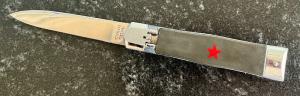 EdgeCo Peoples Army Full Auto Lever Lock Switchblade Knife, Unused