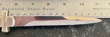 AGA Campolin 11 Inch Maltese Cross Switchblade Knife, Cocobolo Wood, Italy, Unused 