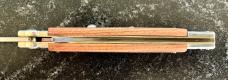 AGA Campolin 11 Inch Maltese Cross Switchblade Knife, Cocobolo Wood, Italy, Unused 