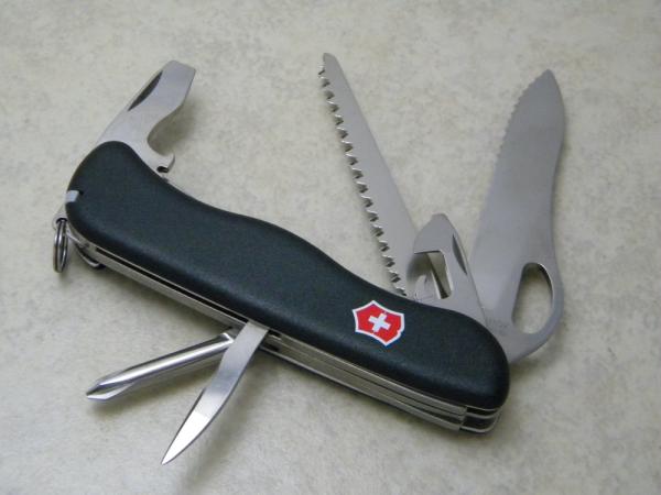 Victorinox Switzerland Black One Hand Linerlock Trailmaster Swiss Army Knife Victorinox Switzerland Black One Hand Linerlock Trailmaster Swiss Army Knife