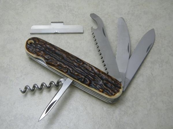 Victorinox Switzerland Imitation Stag Safari Hunter Swiss Army Knife 