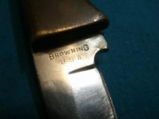 VINTAGE BROWNING USA LOCKBACK FOLDING FOLDER POCKET KNIFE KNIVES OLD
