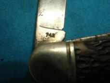 VINTAGE WESTERN 742 STOCKMAN JACK PEN FOLDING POCKET KNIFE KNIVES OLD ANTIQUE