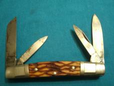 VINTAGE BOKER USA 70113 OLDE STAG CONGRESS DELRIN KNIFE KNIVES OLD