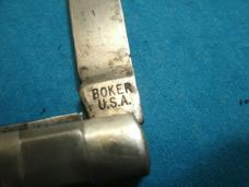 VINTAGE BOKER USA 70113 OLDE STAG CONGRESS DELRIN KNIFE KNIVES OLD