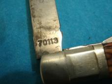 VINTAGE BOKER USA 70113 OLDE STAG CONGRESS DELRIN KNIFE KNIVES OLD