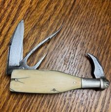 CHAMPAIGN BOTTLE KNIFE SEARS & SON (OLD) IVORY
