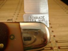 SCHRADE OLD TIMER 51OT BIG TIMER "FAT BOY" VIN. 1978/1981 UNUSED U.S.A. MADE LOCKBACK KNIFE & SHEATH