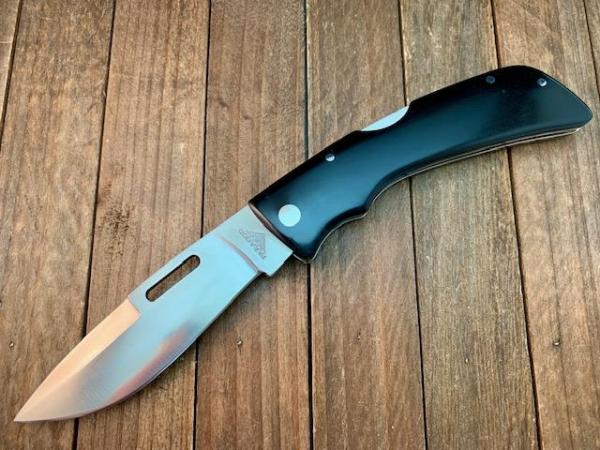 Paragon Folding Hunter Lockback Designed by Blackie Collins Seki Japan 