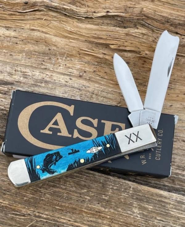 CASE XX ** SFO 2024 SMOOTH BONE CARIBBEAN BLUE BASS RAZOR CASE XX ** SFO 2024 SMOOTH BONE CARIBBEAN BLUE BASS RAZOR