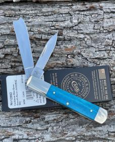 CASE XX ** SFO 2024 SMOOTH BONE CARIBBEAN BLUE DIAMOND SHIELD XX RAZOR