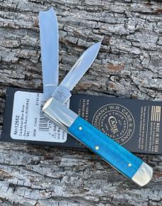 CASE XX ** SFO 2024 SMOOTH BONE CARIBBEAN BLUE DIAMOND SHIELD XX RAZOR