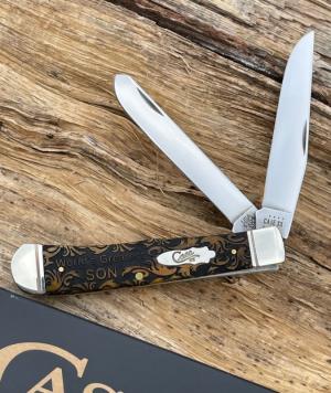CASE XX ** SFO 2024 ANTIQUE BONE "WORLD'S GREATEST SON" TRAPPER 