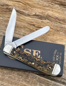 CASE XX ** SFO 2024 ANTIQUE BONE "WORLD'S GREATEST SON" TRAPPER 