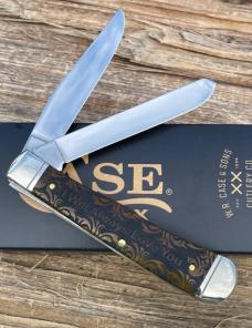CASE XX ** SFO 2024 ANTIQUE BONE FATHER/DAUGHTER TRAPPER 