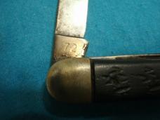 VINTAGE CAMILLUS NEW YORK USA 72 YELLOW JACKET SWELL CENTER STOCKMAN FOLDING POCKET KNIFE KNIVES OLD
