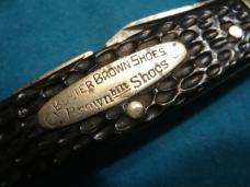 VINTAGE IMPERIAL IKCO BUSTER BROWN BILT SHOES SCOUT FOLDING POCKET KNIFE KNIVES OLD AD ADVERTISING