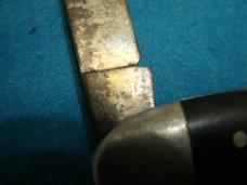 VINTAGE 1979 CASE XX USA BLACK DELRIN 2 BLADE SERPENTINE JACK PEN FOLDING POCKET KNIFE KNIVES OLD