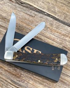 CASE XX ** SFO 2024 ANTIQUE BONE GRANDFATHER/GRANDSON TRAPPER 