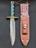 Rare Randall Knife 1950’s Model 14 Attack Tenite Handle -Heiser Riveted Sheath!