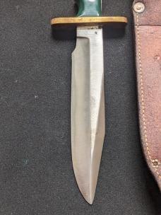 Rare Randall Knife 1950’s Model 14 Attack Tenite Handle -Heiser Riveted Sheath!