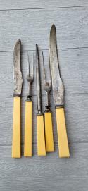 Joseph Rodgers and Sons, 5pc Steel bladed Carving set