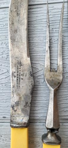  Joseph Rodgers and Sons, 5pc Steel bladed Carving set