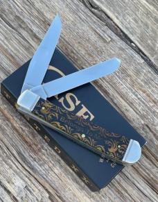 CASE XX ** SFO 2024 ANTIQUE BONE "WORLD'S GREATEST PAPAW" TRAPPER 
