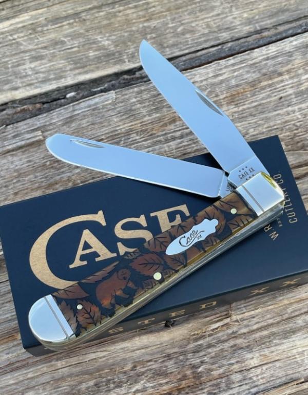 CASE XX ** SFO 2024 ANTIQUE BONE WLDLIFE SERIES BEAR TRAPPER CASE XX ** SFO 2024 ANTIQUE BONE WLDLIFE SERIES BEAR TRAPPER
