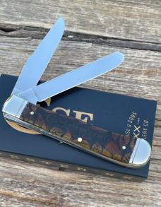 CASE XX ** SFO 2024 ANTIQUE BONE WLDLIFE SERIES BEAR TRAPPER 