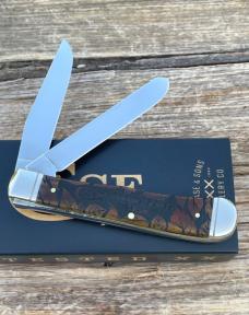 CASE XX ** SFO 2024 ANTIQUE BONE WLDLIFE SERIES BEAR TRAPPER 