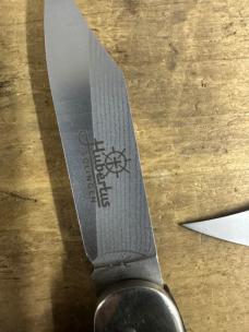 3 Damascus lilliputs  67 layer suminagashi 