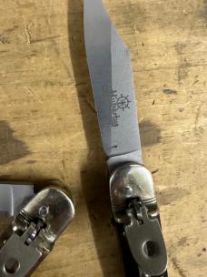 3 Damascus lilliputs  67 layer suminagashi 
