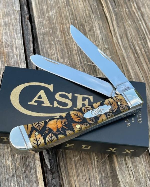 CASE XX ** SFO 2024 ANTIQUE BONE WLDLIFE SERIES RACOON TRAPPER CASE XX ** SFO 2024 ANTIQUE BONE WLDLIFE SERIES RACOON TRAPPER